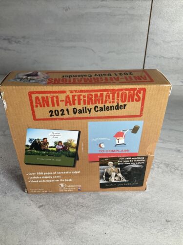 2021 Anti-Affirmations Daily Desktop Calendar (6922810622135)